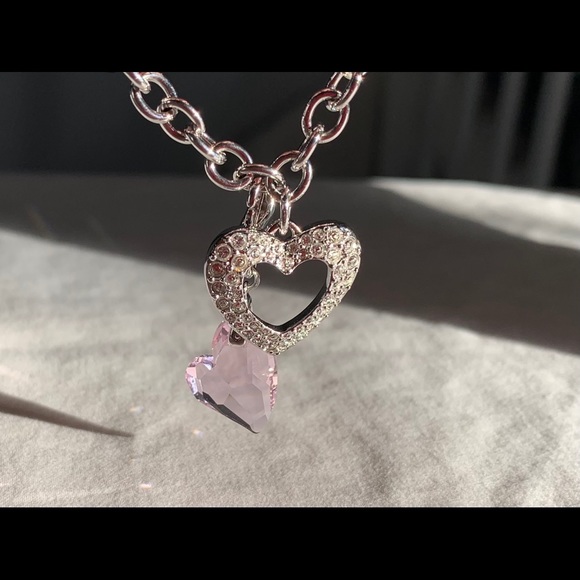 Pink Silver Hearts Charm Bracelet - Picture 5 of 5